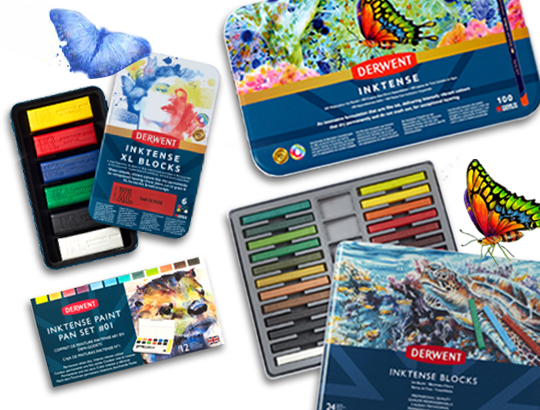 【未使用】DERWENT INKTENSE & PROCOLOUR （セット売） Derwent Inktense Pencils & Sets | Jerry's Artarama