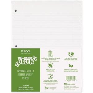 We Mean Green filler paper 