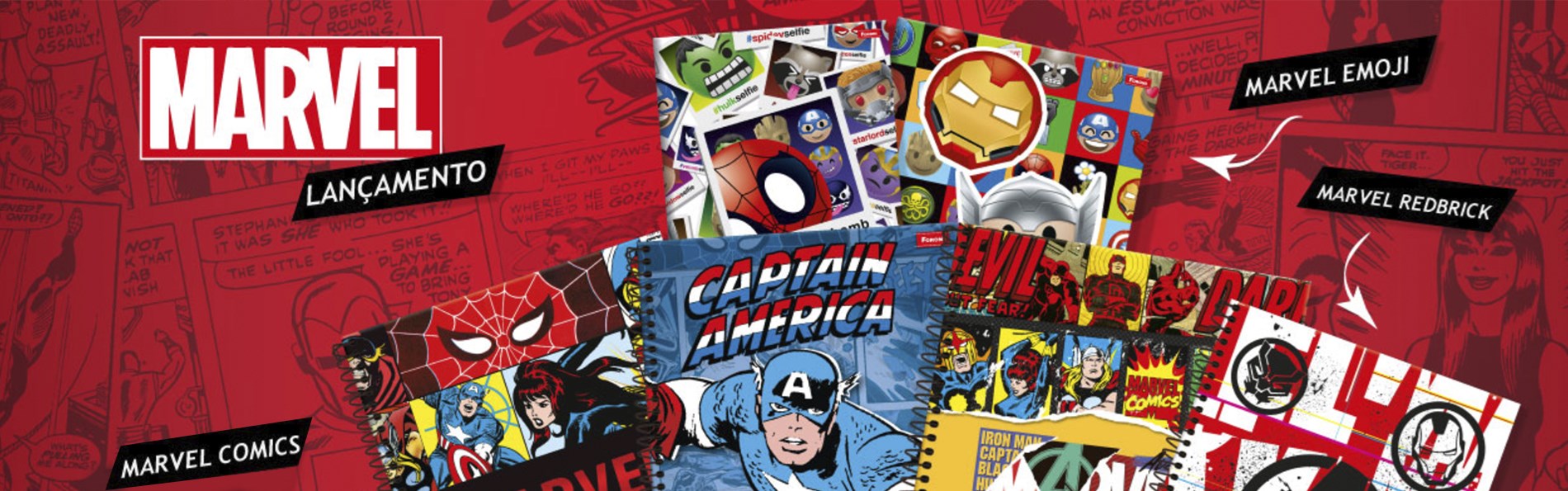 Marvel licensed products on Foroni website